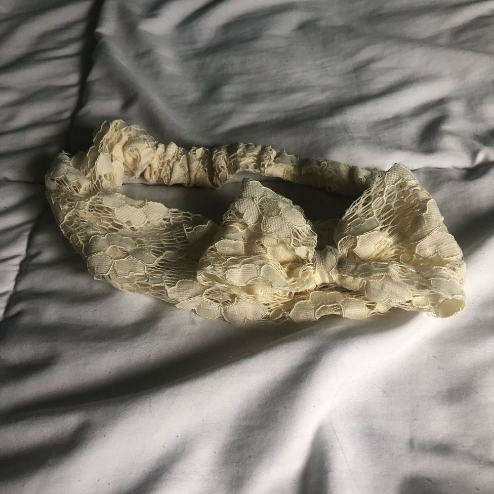 White Lace Headband